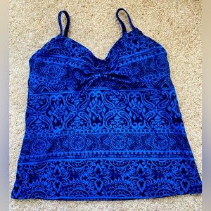 Lands End Tankini Swimsuit Top
